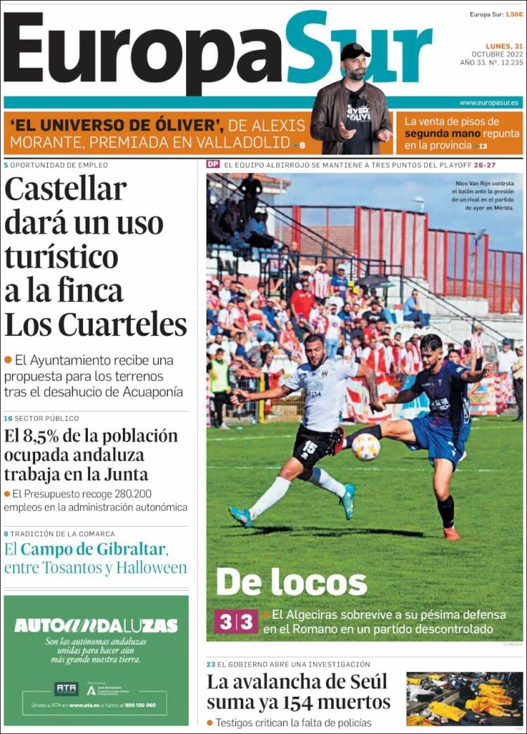 Portada de Europa Sur (Espa&ntilde;a)