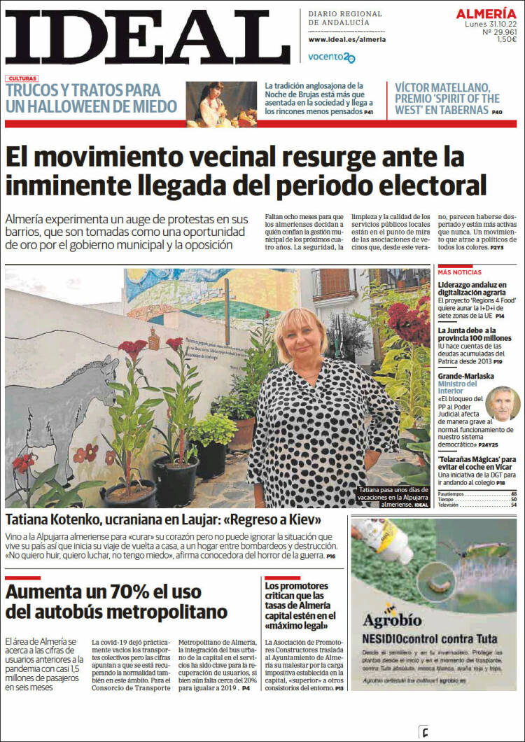 Portada de Ideal Almeria (Espa&ntilde;a)