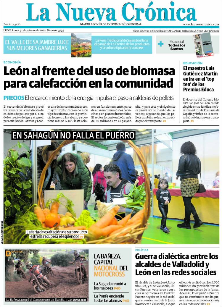 Portada de La Nueva Crónica (Espa&ntilde;a)