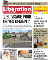 Portada de Libération Champagne (Francia)
