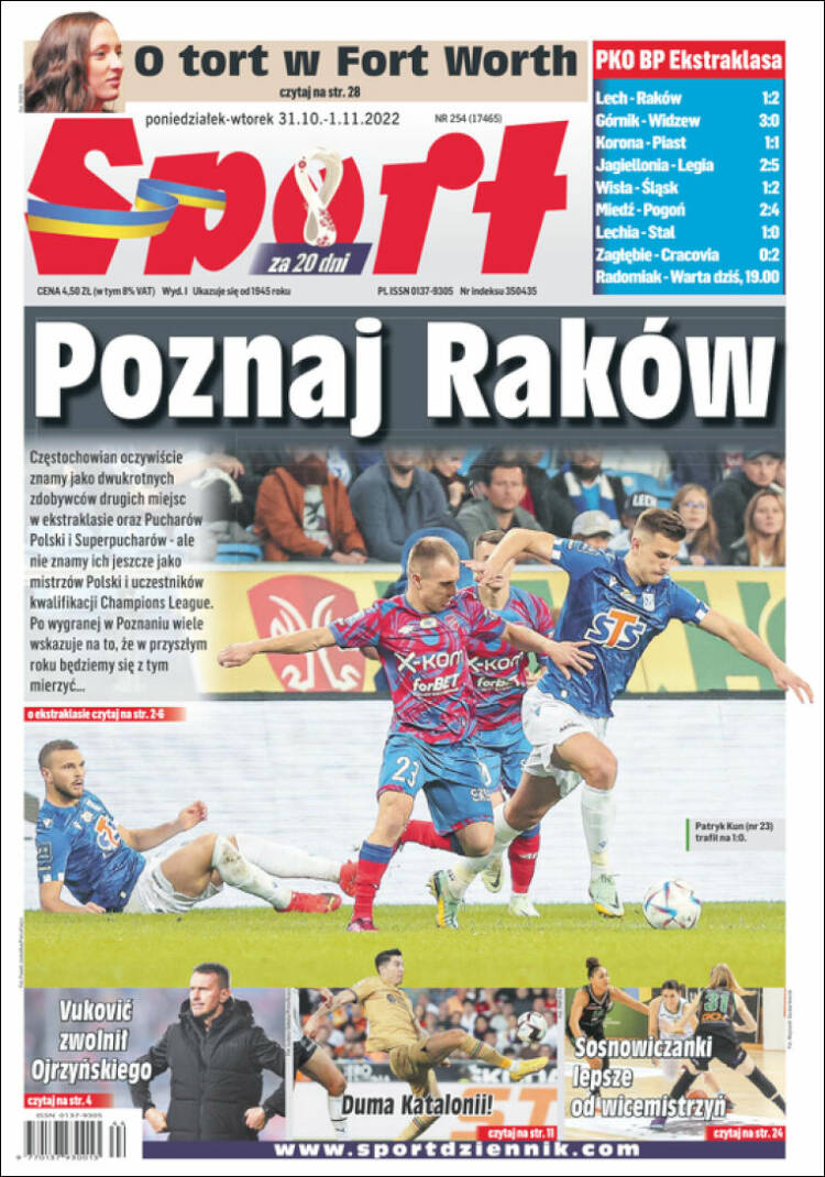 Portada de Katowicki Sport (Polonia)