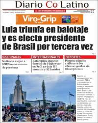 Portada de Diario Co Latino (El Salvador)