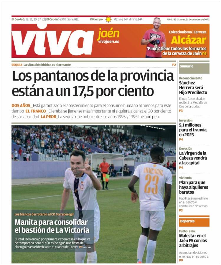 Portada de Viva Jaén (España)