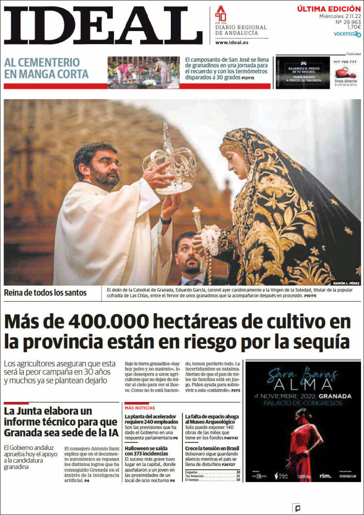 Portada de Ideal (España)