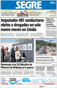 Portada de Segre  (España)
