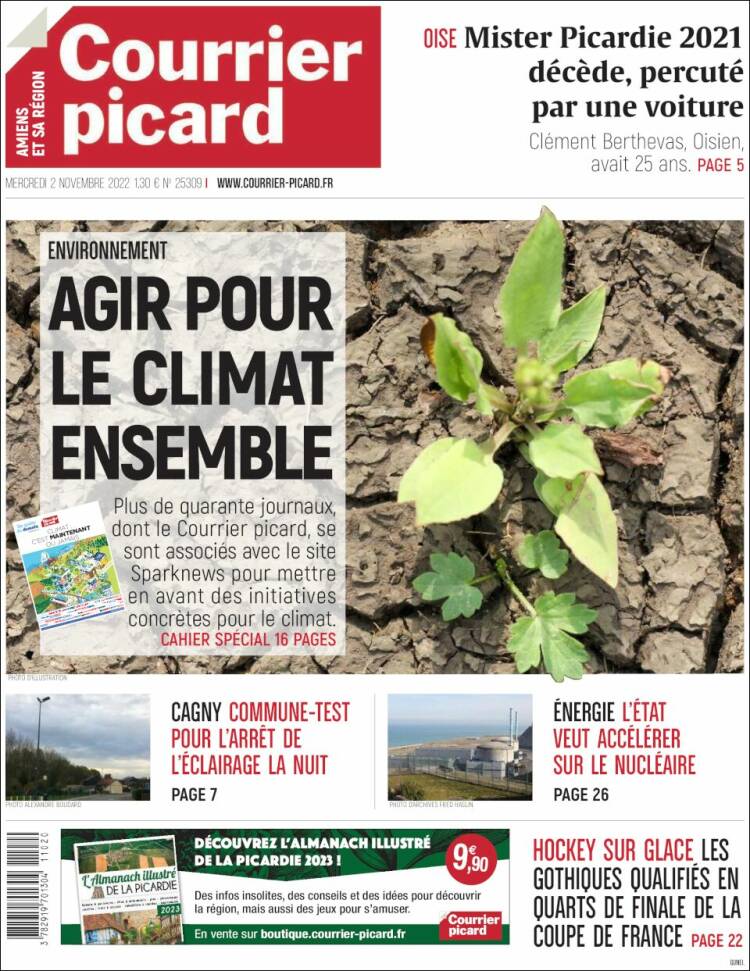 Portada de Courrier Picard (France)