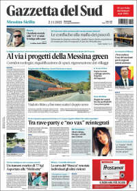 Portada de Gazzetta del Sud (Italia)