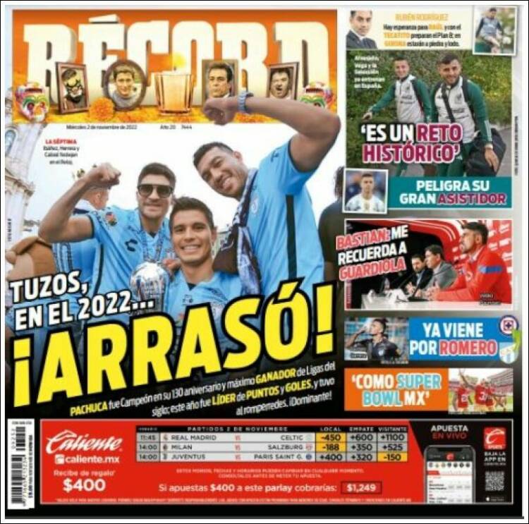 Portada de Record (México)