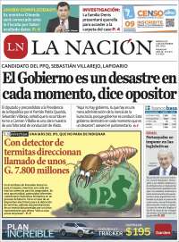 Portada de La Nación (Paraguay)