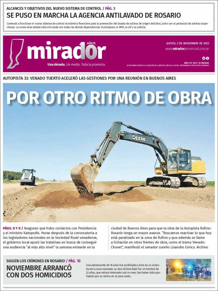 Portada de Mirador Provincial (Argentina)