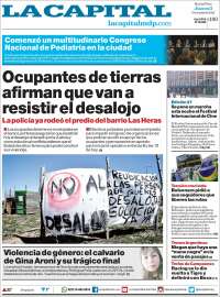 Portada de Diario La Capital - Mar del Plata (Argentina)