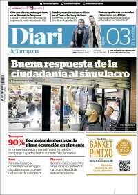 Portada de Diari de Tarragona (Spain)