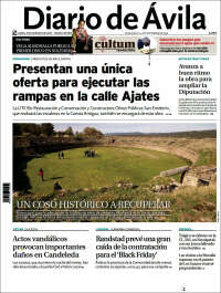 Portada de Diario de Ávila (Spain)