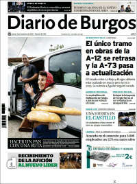 Portada de Diario de Burgos (Spain)