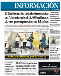 Portada de Diario Información (Spain)