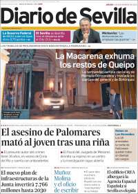 Portada de Diario de Sevilla (Spain)