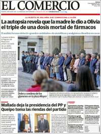 Portada de El Comercio - Gijón (Spain)