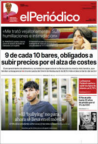 Portada de El Periódico (Spain)