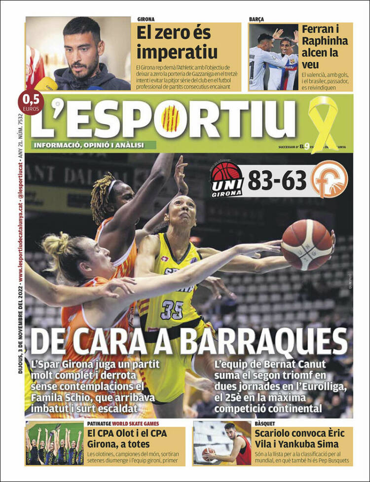 Portada de L'Esportiu : Girona (Spain)