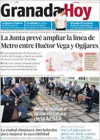 Portada de Granada Hoy (Spain)