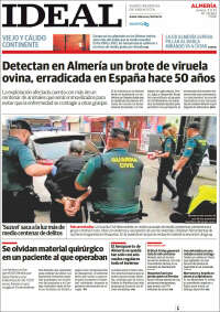 Portada de Ideal Almeria (Spain)