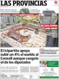 Portada de Las Provincias (Spain)