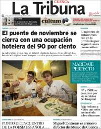 Portada de La Tribuna de Cuenca (Spain)