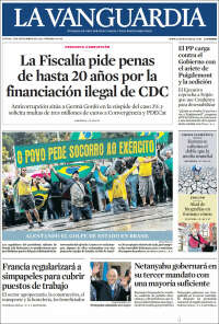 Portada de La Vanguardia (Spain)