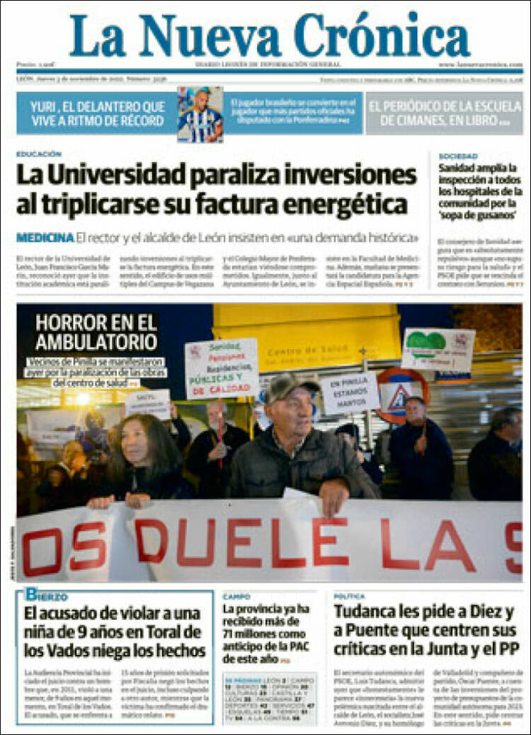 Portada de La Nueva Crónica (Spain)