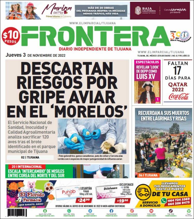 Portada de Frontera (Mexico)