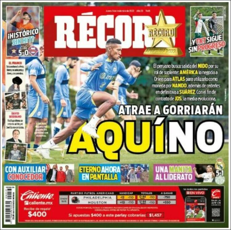 Portada de Record (México)