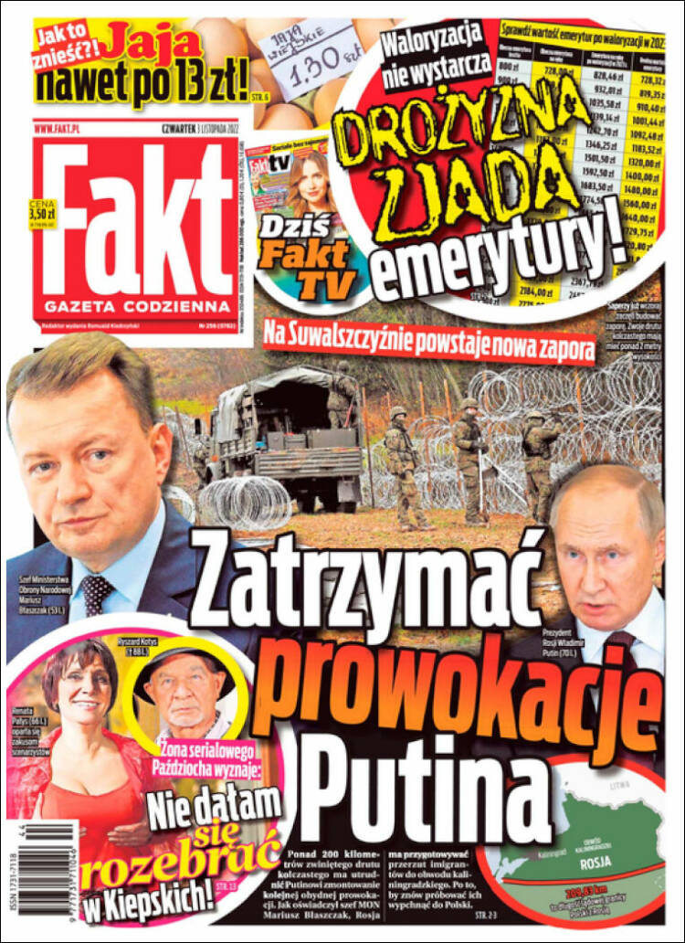 Portada de Fakt (Pologne)