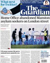 Portada de The Guardian (United Kingdom)