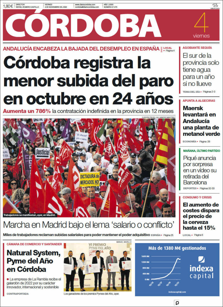 Portada de Diario de Córdoba (España)