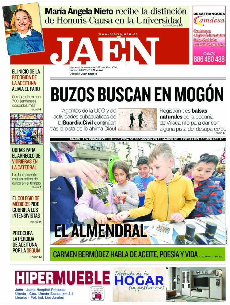Portada de Diario Jaén (España)