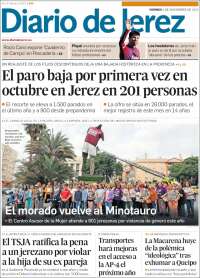 Portada de Diario de Jerez (España)