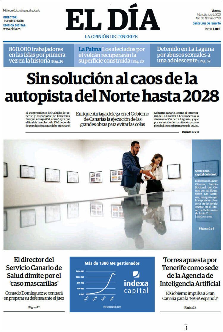 Portada de El Día (España)