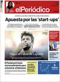 Portada de El Periódico (España)