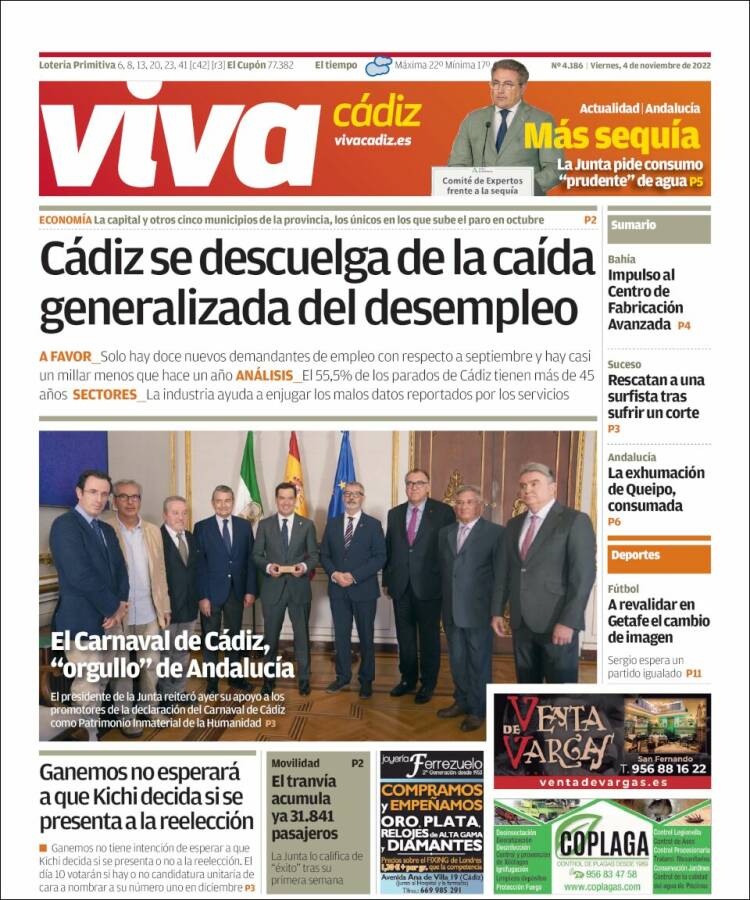 Portada de Información - Cadiz (España)
