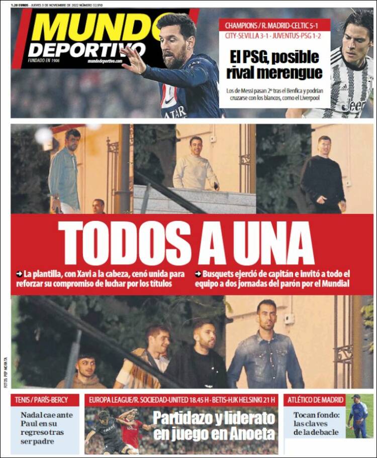 Portada de El Mundo Deportivo (España)