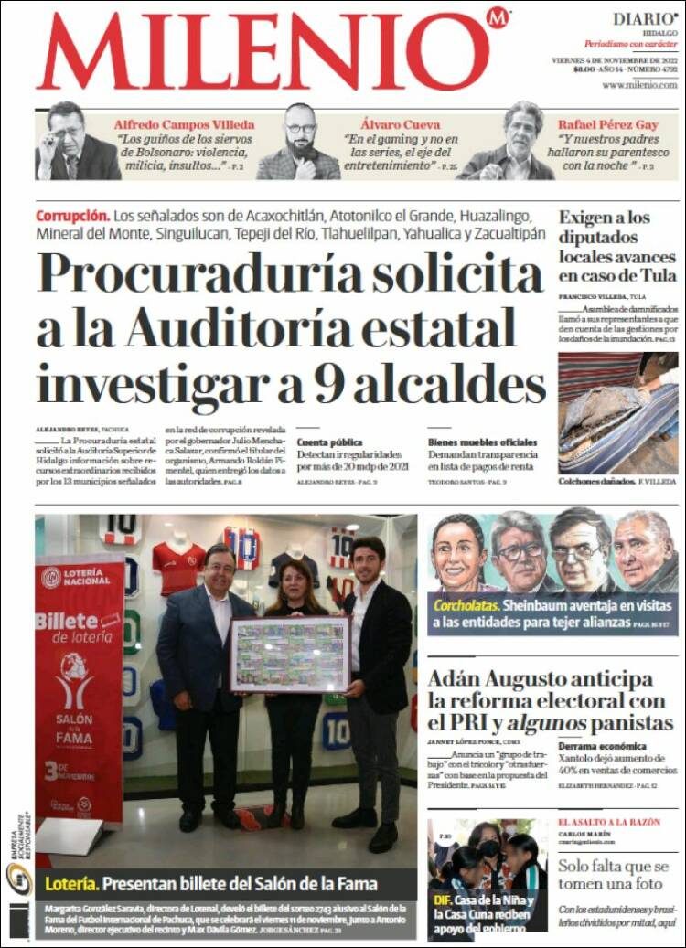 Portada de Milenio de Hidalgo (Mexico)