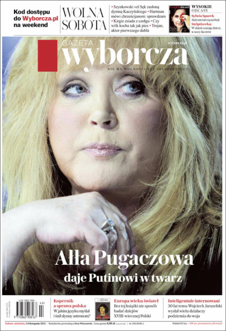 Portada de Gazeta Wyborcza (Poland)