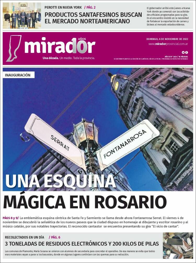 Portada de Mirador Provincial (Argentina)