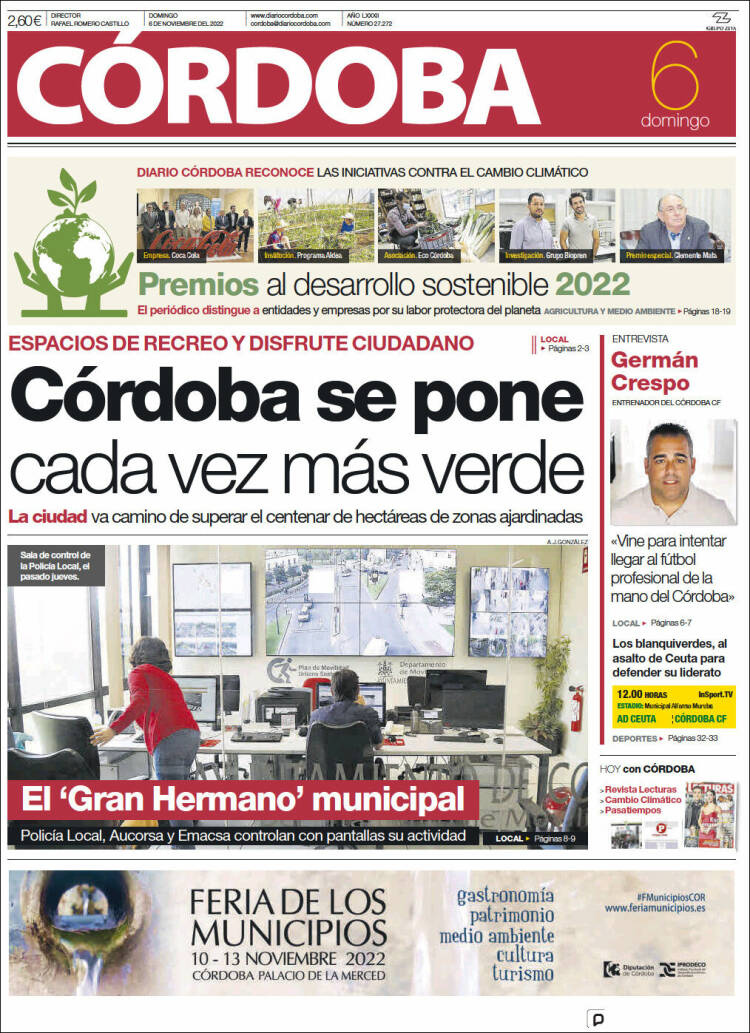 Portada de Diario de Córdoba (España)