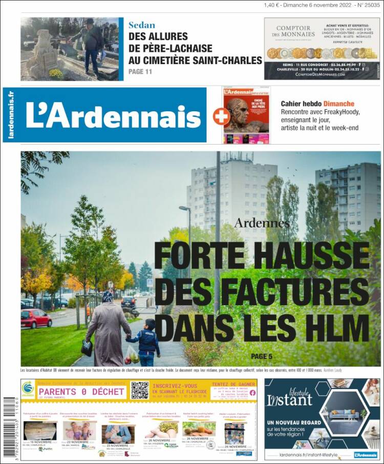 Portada de L'Ardenais (Francia)