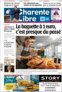 Portada de Charente Libre (Francia)