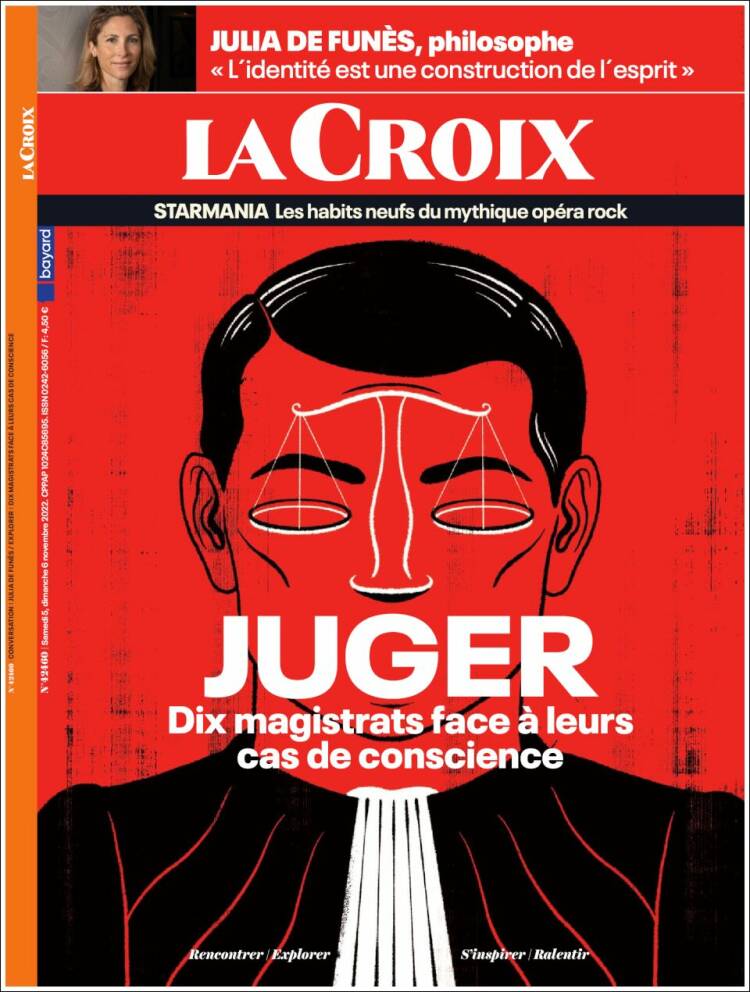 Portada de La Croix (Francia)