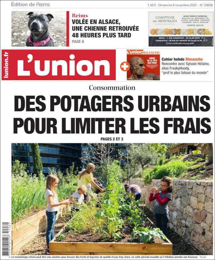 Portada de L'Union (Francia)