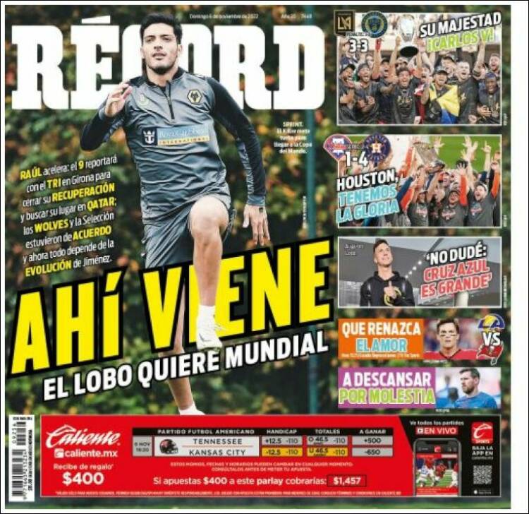 Portada de Record (Mexico)