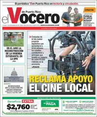 Portada de Vocero (Puerto Rico)